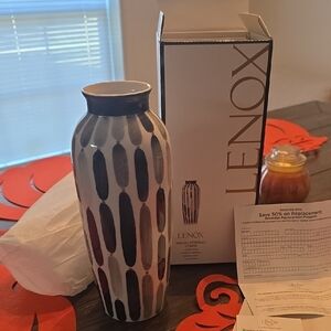 Lenox Multicolor Brushstroke Vase